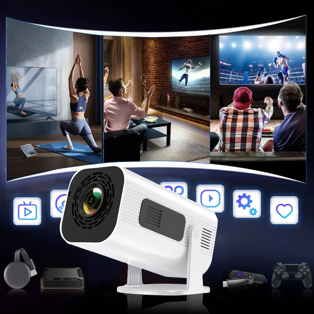 HP330 portable new home 4K projector, immersive home theater, suitable for home/outdoor/office