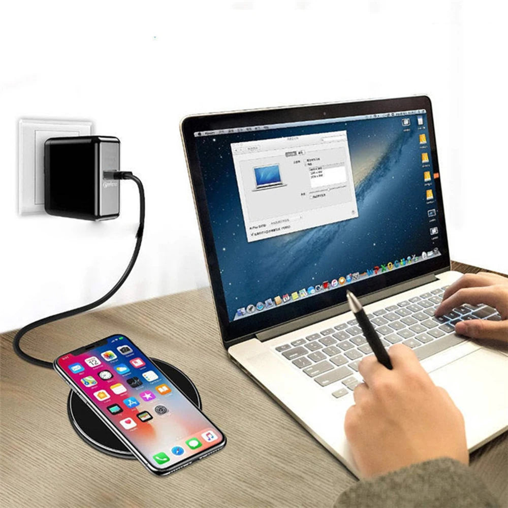 Xiaomi 50W Wireless Charger Pad For iPhone 14 13 16 15 11Pro XS Max Induction Fast Wireless Charging Station For Huawei Samsung