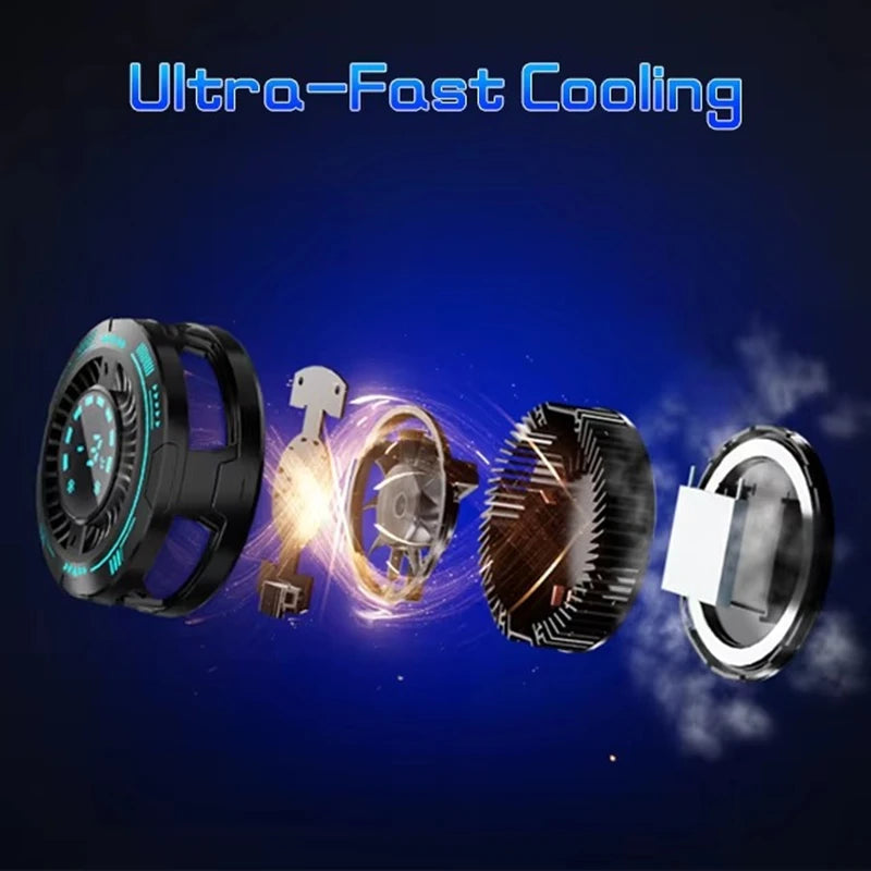 LISEN Hot Selling Cooling Fan Smartphone Radiator Game Handle cell Mobile Phone Cooler for iPhone 16 Samsung