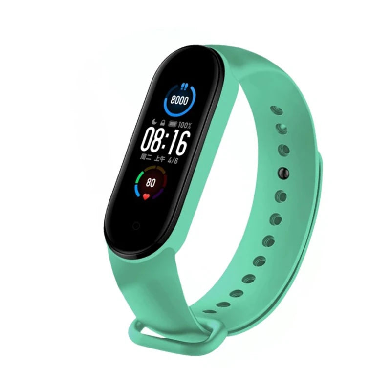 M6 Smartwatch Heart Rate Blood Pressure Monitoring Smart Watch Men Women Fitness Tracker Watch Waterproof Sports Watches Band