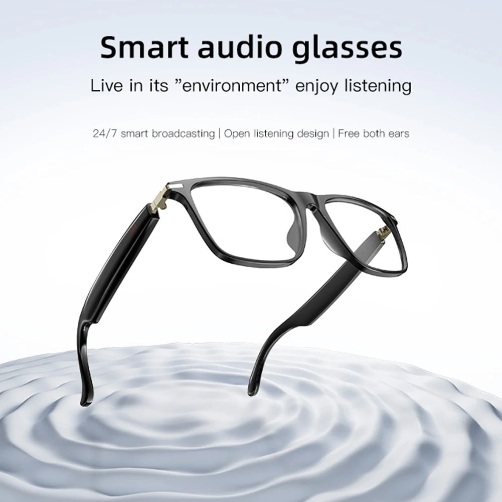 Smart Glasses with AI Translator Audio Glasses Hands-Free Music & Calls Outdoor Sports Headphones Waterproof for Men Women