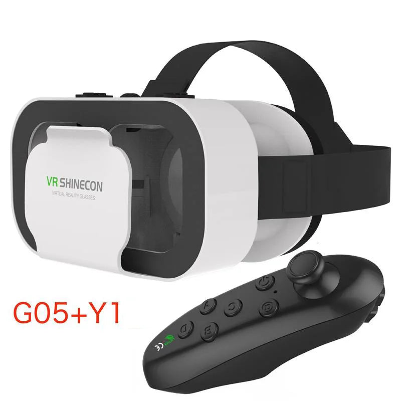 3D VR Glasses Virtual Reality Viar Goggles Headset Devices Smart Helmet Lenses For Cell Phone Mobile Smartphones Viewer 2025 New