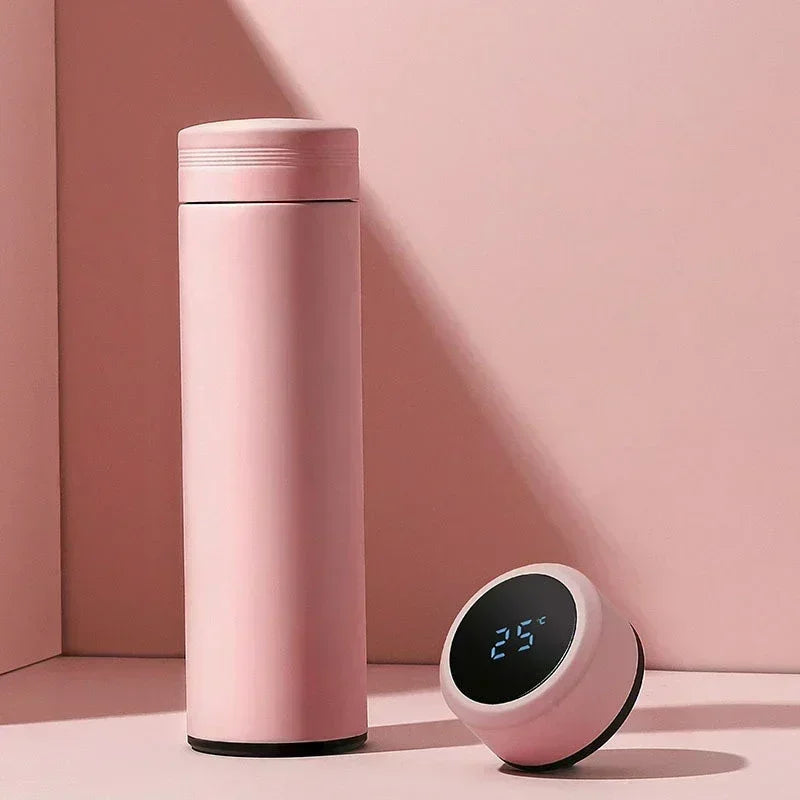 500ML Smart Thermos Water Bottle Stainless Steel Insulation Touch Intelligent Temperature Display Vacuum Flasks Cup Digital Mug