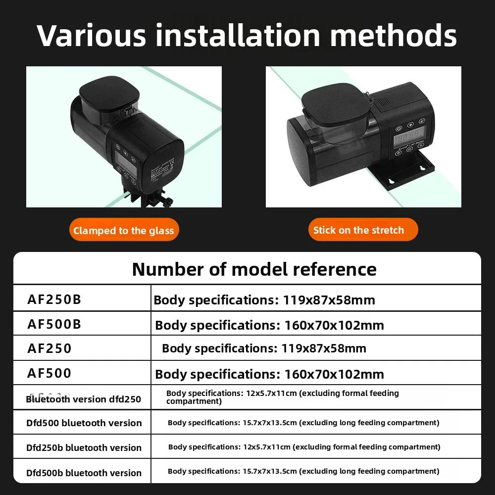 Jebao Fish Tank Aquarium Feeder Ornamental Fish Intelligent Large Capacity Timed Feeding Device