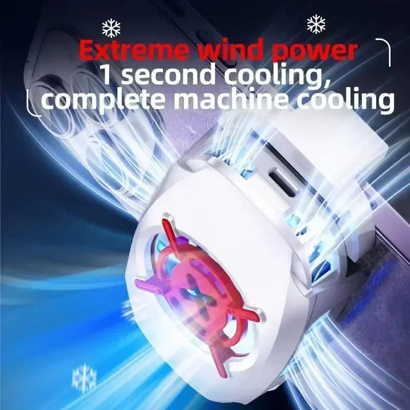 A01 Mobile Phone Back-clip Semiconductor Cooling Fan Radiator for IOS Android PUBG Cooler Live Cool Heat Sink Game Accessories