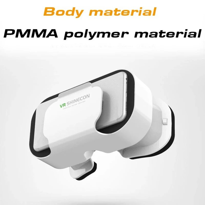 3D VR Glasses Virtual Reality Viar Goggles Headset Devices Smart Helmet Lenses For Cell Phone Mobile Smartphones Viewer 2025 New