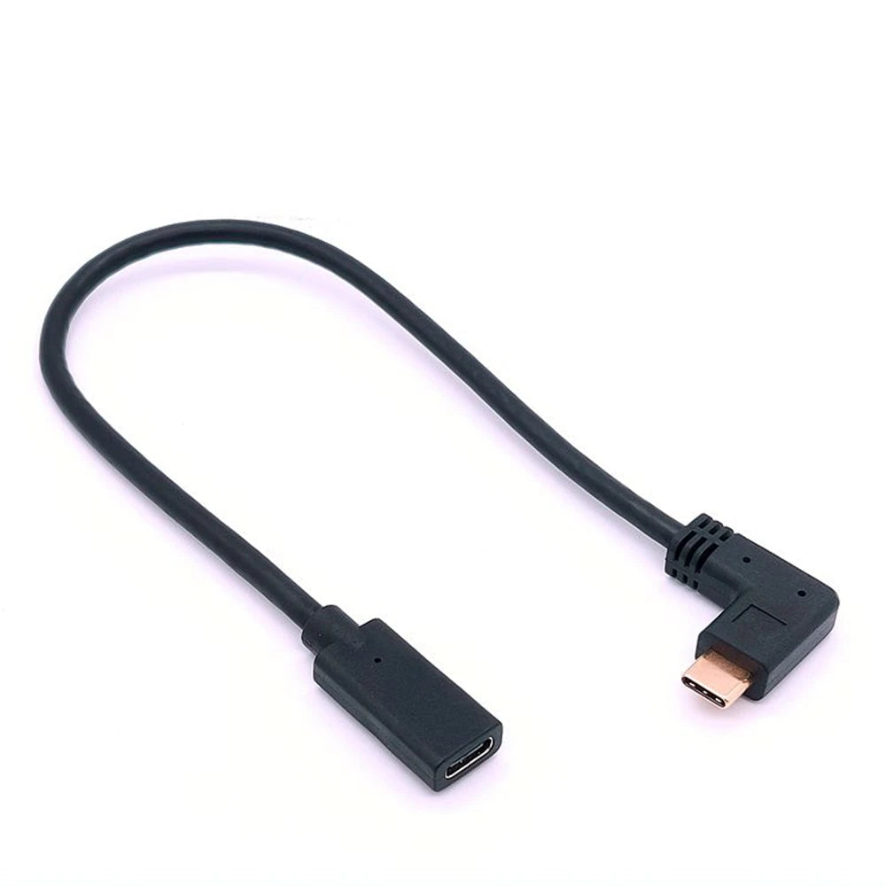 5Pin Converter Data Cable 90 Degree Elbow Micro/Mini USB2.0 Male To USB 3.1 Type C Male Adapter Converter OTG Charging Line