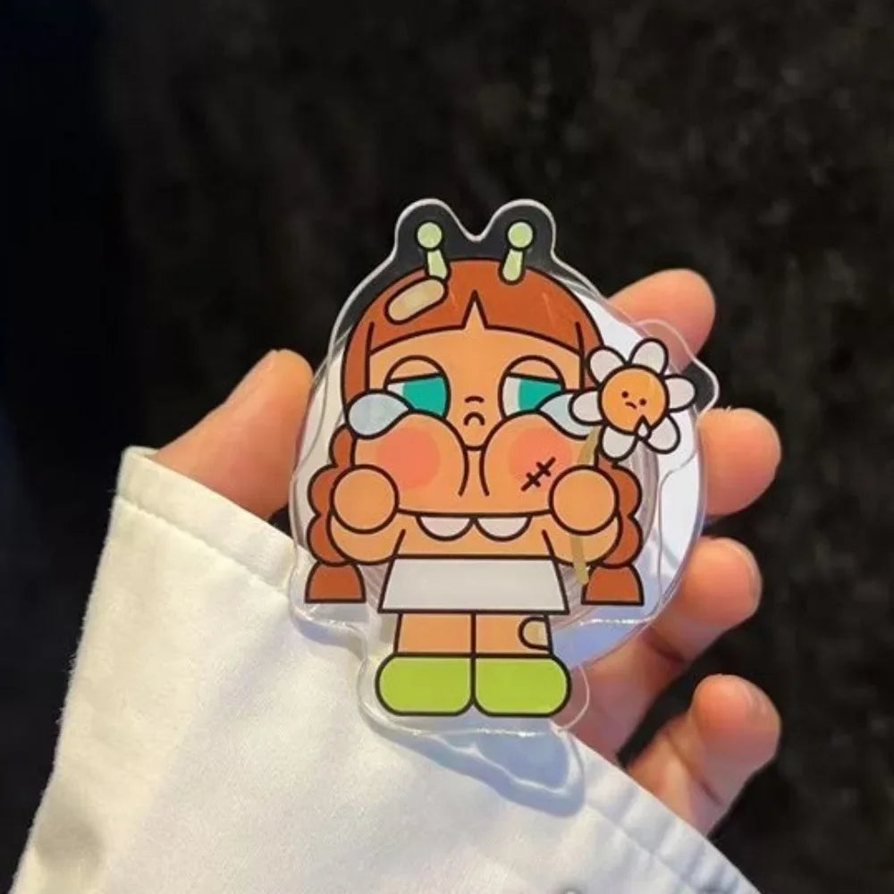 NEW Korea Cartoon Cartoon Strong Magnetic Popsockets Holder for Magsafe Griptok Foldable Stand Finger Bracket Case Accessory