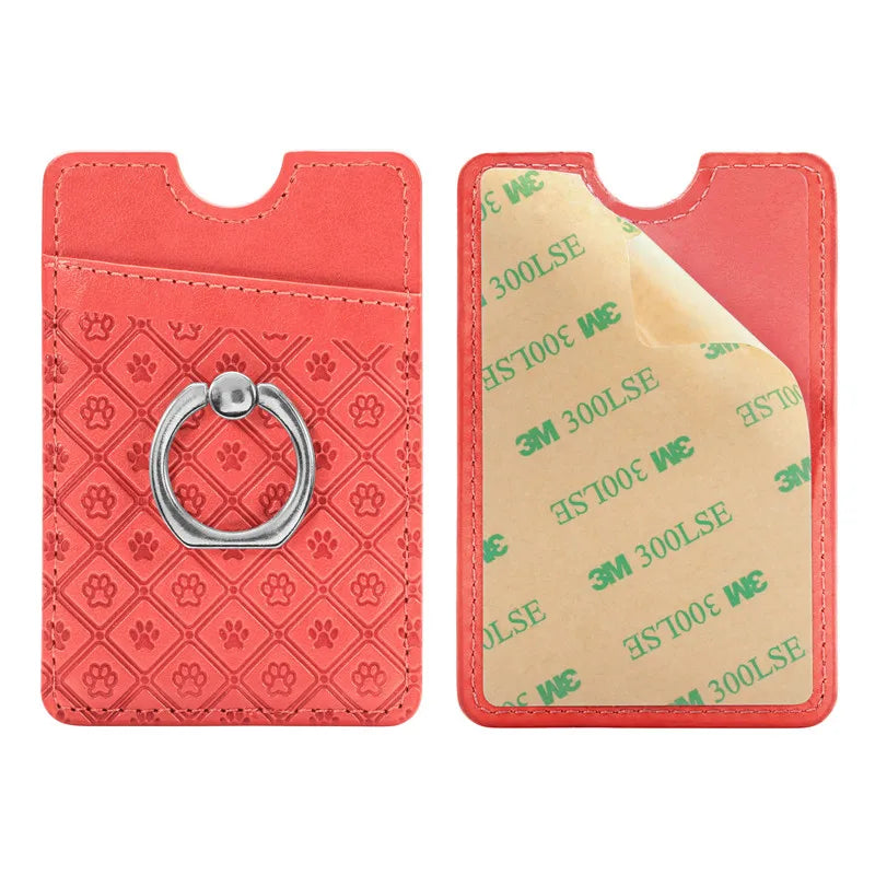 Cute Claw Design Smart Phone Ring Socket Holder Wallet Credit Card Holder 3M Adhesive Sticker Mobile Stand Case Soporte Celular