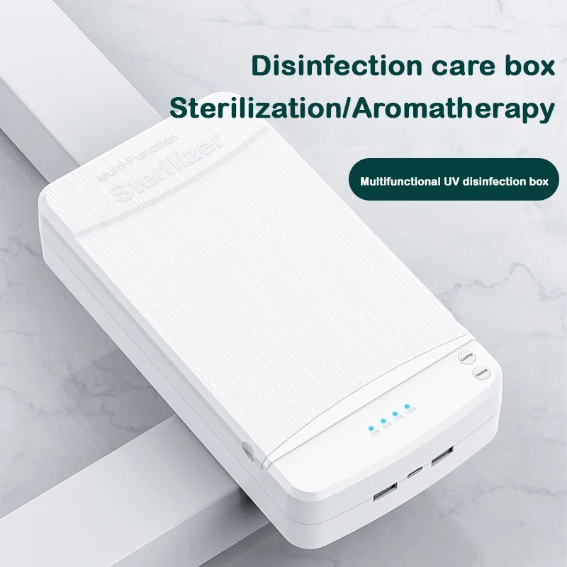 Baby Bottle Toothbrush Towel Nail Clipper Clothes Mobile Phone Multifunction Portable Ultraviolet Disinfection Sterilization box
