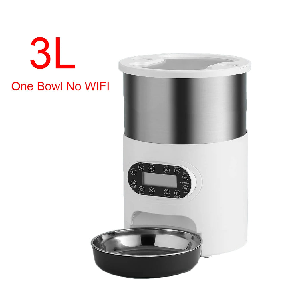 Tuya Smart APP Pet Feeder Cat Dog Food Dispenser Suitable For Small And Medium-Sized Cats And Dogs Mobile Phone Remote Feeding