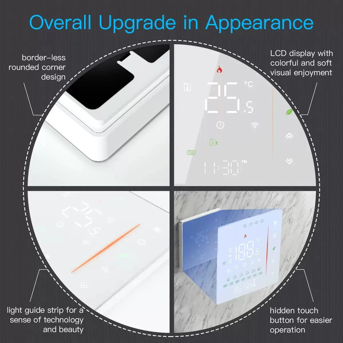 Smart Tuya WiFi Underfloor Heating Intelligent Thermostat Switch Intelligent Remote Control Water Heating Thermostat
