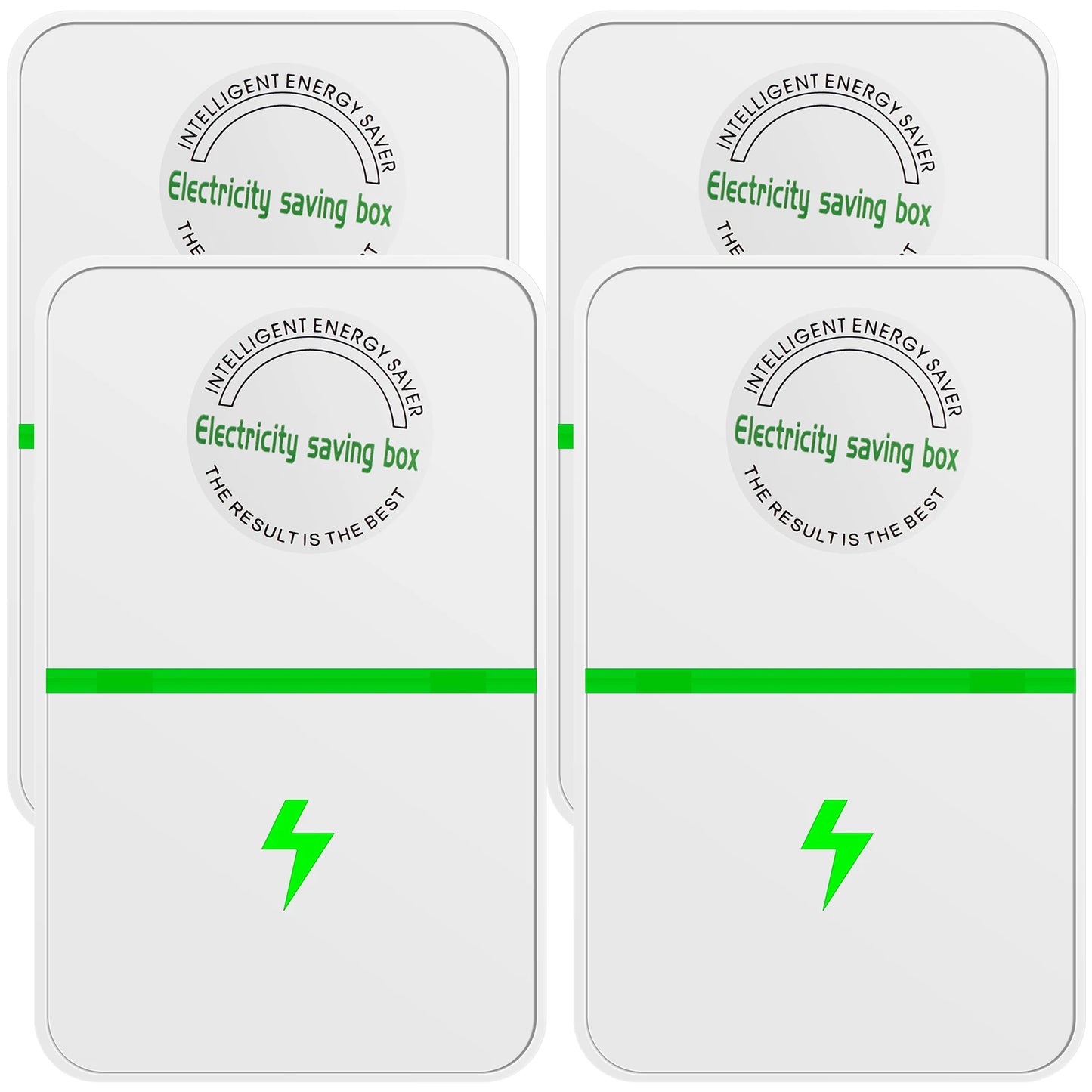 2/4Pcs Power Saver Portable Electricity US Energy Saver Smart Saving Box Safe Household Plug 90V-250V for Office Kitchen Accesso