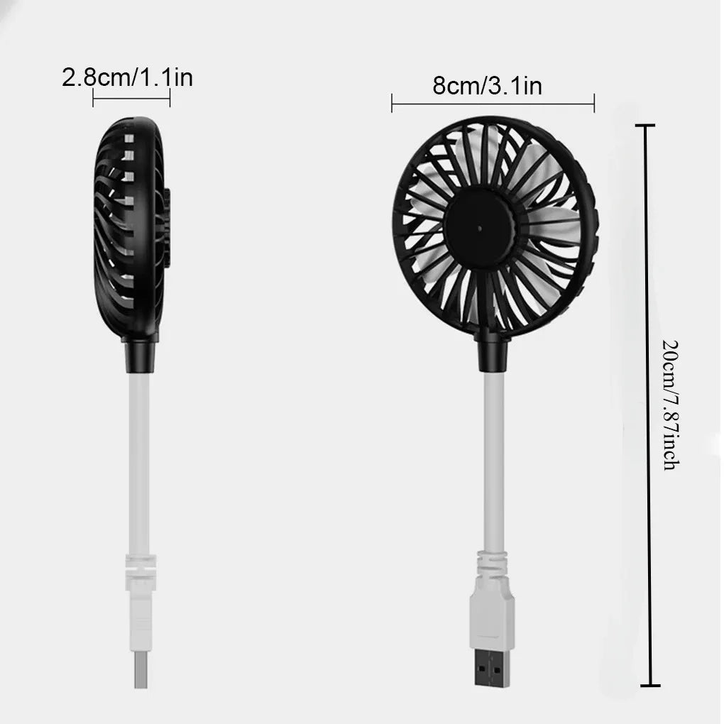 USB Cooling Fan Electronic Gadgets Ventilador Led Usb Mini ventilador Portable Flexible Cooler For Laptop Smart Phone