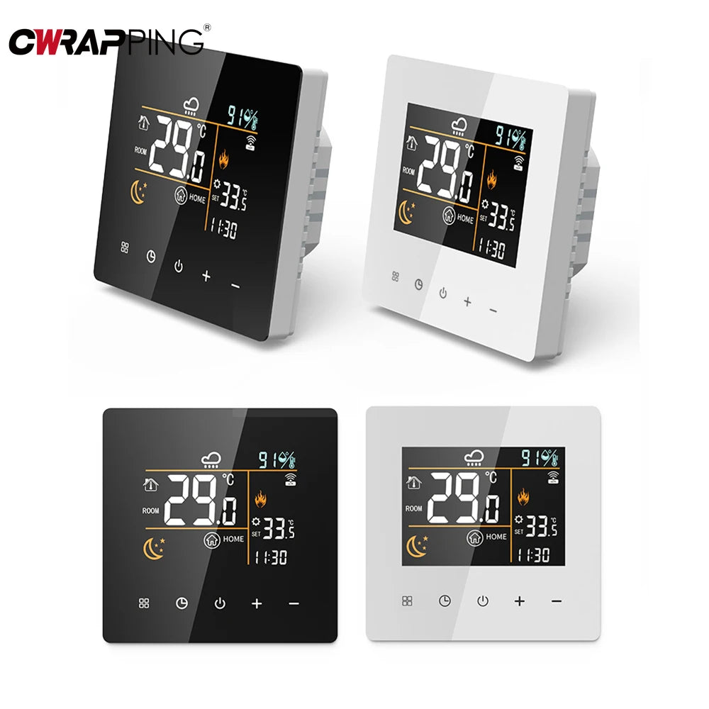 Tuya WiFi Thermostat and Hygrometer Digital Temperature Controller Boiler Thermostat Underfloor Heating Home Intelligent Tools