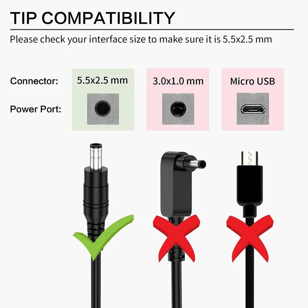 19V Charger for JBL Xtreme, Xtreme 2, Boombox 1 2 Waterproof Portable Bluetooth Speaker Replacement Power Cord