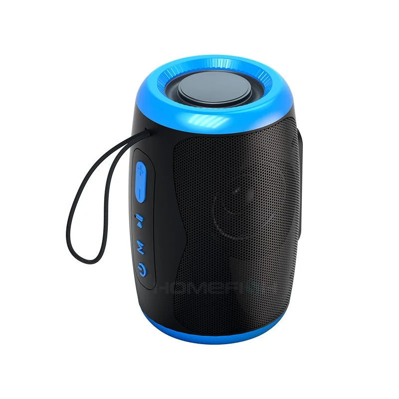 Portable Bluetooth wireless speaker, 5.3 stereo, AUX waterproof, high-fidelity sound, ultra-long battery life