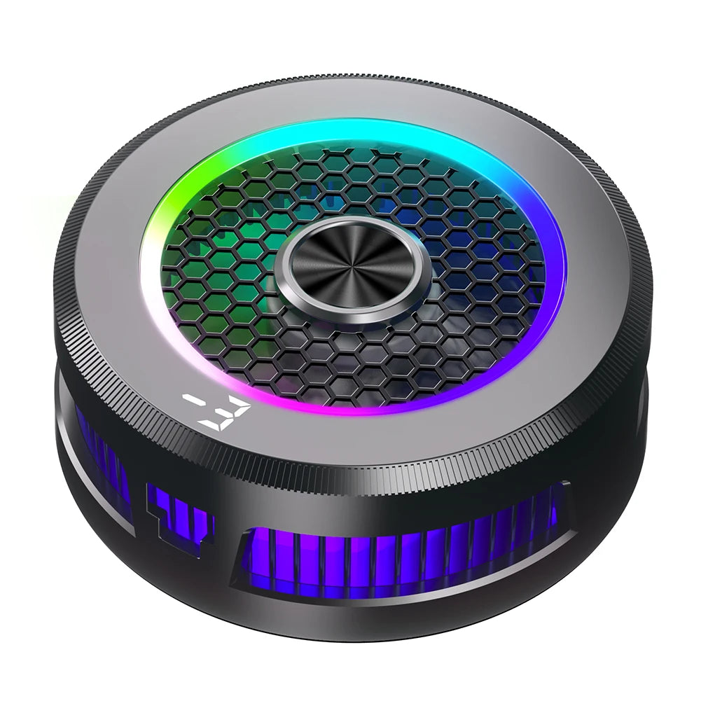 Magnetic & Back-clip Semiconductor Refrigeration Cooling Phone Radiator RGB Lighting 3 Modes for Iphone Android PUBG Game Cooler