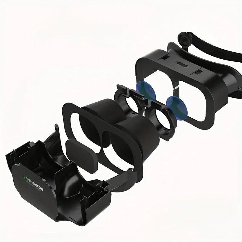 3D VR Glasses Headset Head-Mounted Adjustable VR For 4.7-6.0 Inches Android Smart Phones Virtual Reality Movie Game Helmet