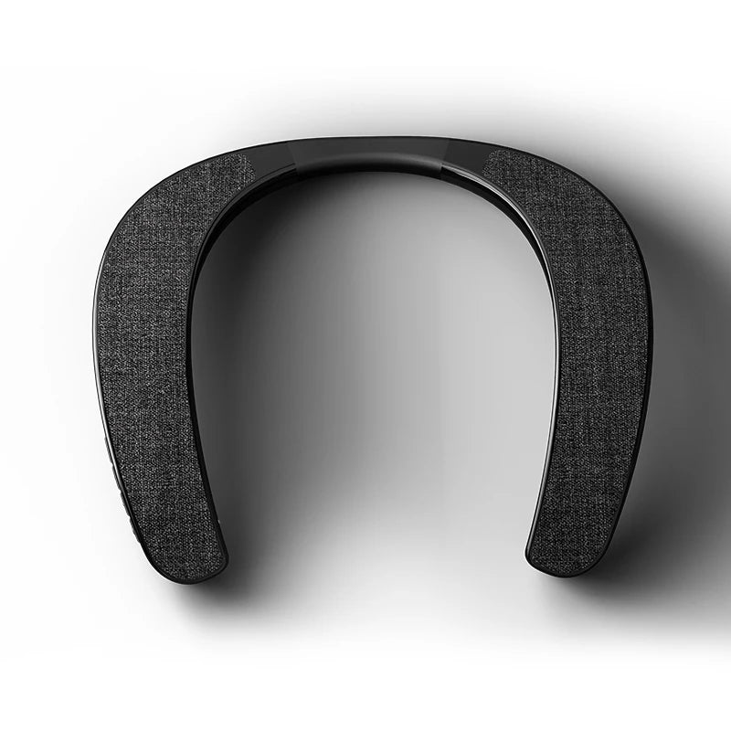 Rockmia EBS-905 Wireless Wearable Neckband Bluetooth Speaker TF card Stereo Music Player Microphone Bass FreeHands Speaker