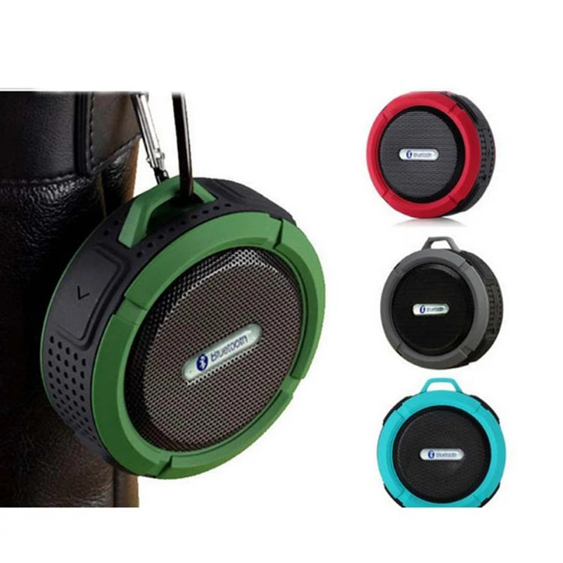 C6 Portable Wireless Bluetooth Speaker Waterproof Suction Cup Outdoor Sport Sound Box Mini Subwoofer Audio TF Mobile Loudspeaker