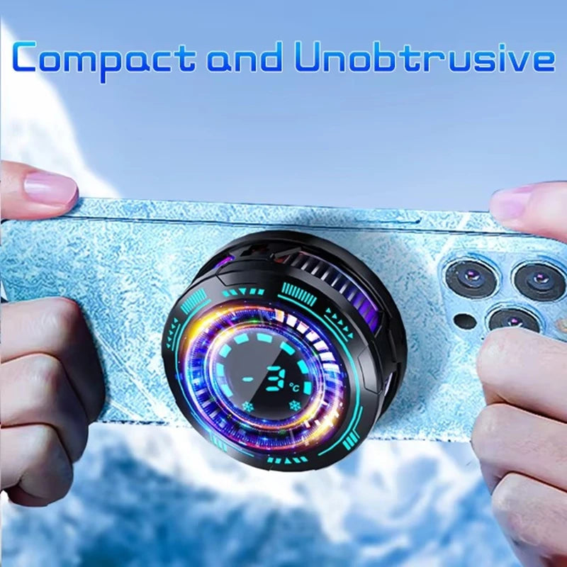 LISEN Hot Selling Cooling Fan Smartphone Radiator Game Handle cell Mobile Phone Cooler for iPhone 16 Samsung