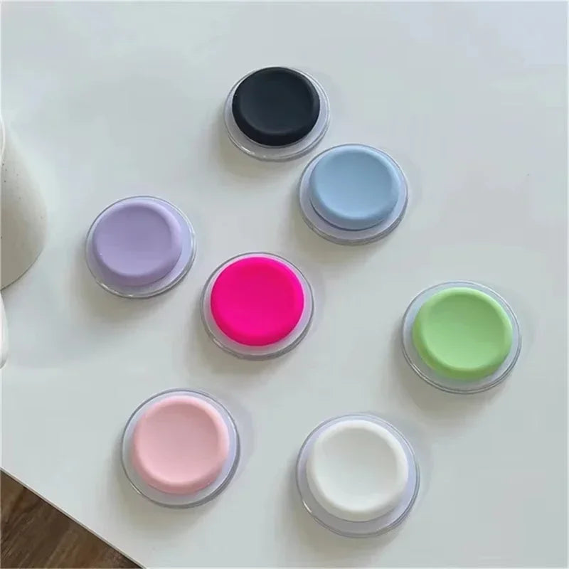 Korea Cute Silicone PopSockets Magnetic Phone Griptok Grip Tok Stand For iPhone 16 Foldable Wireless Charging MagSafe Holder