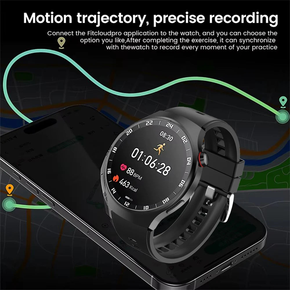 2025 New Smart Watch Men For Huawei Watch 4 Pro 360*360 HD Screen Heart rate Bluetooth Call Health Monitoring Sports Smartwatch