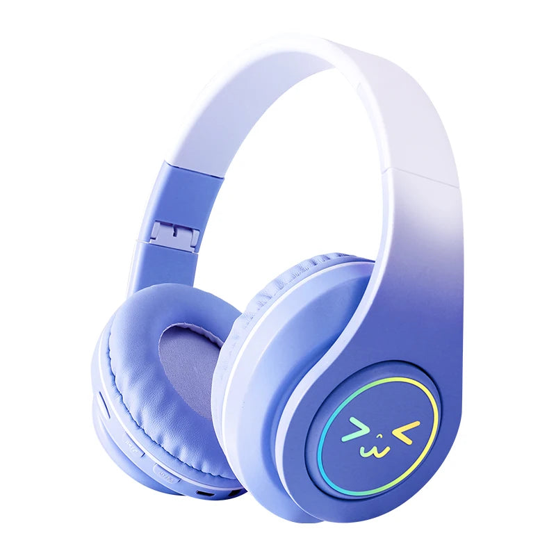 5.3 Earphone Bluetooth Wireless Earphones GRB Glow Original Gaming Headset Gamer With Mic Noise Canceling Headphones Girls Gifts