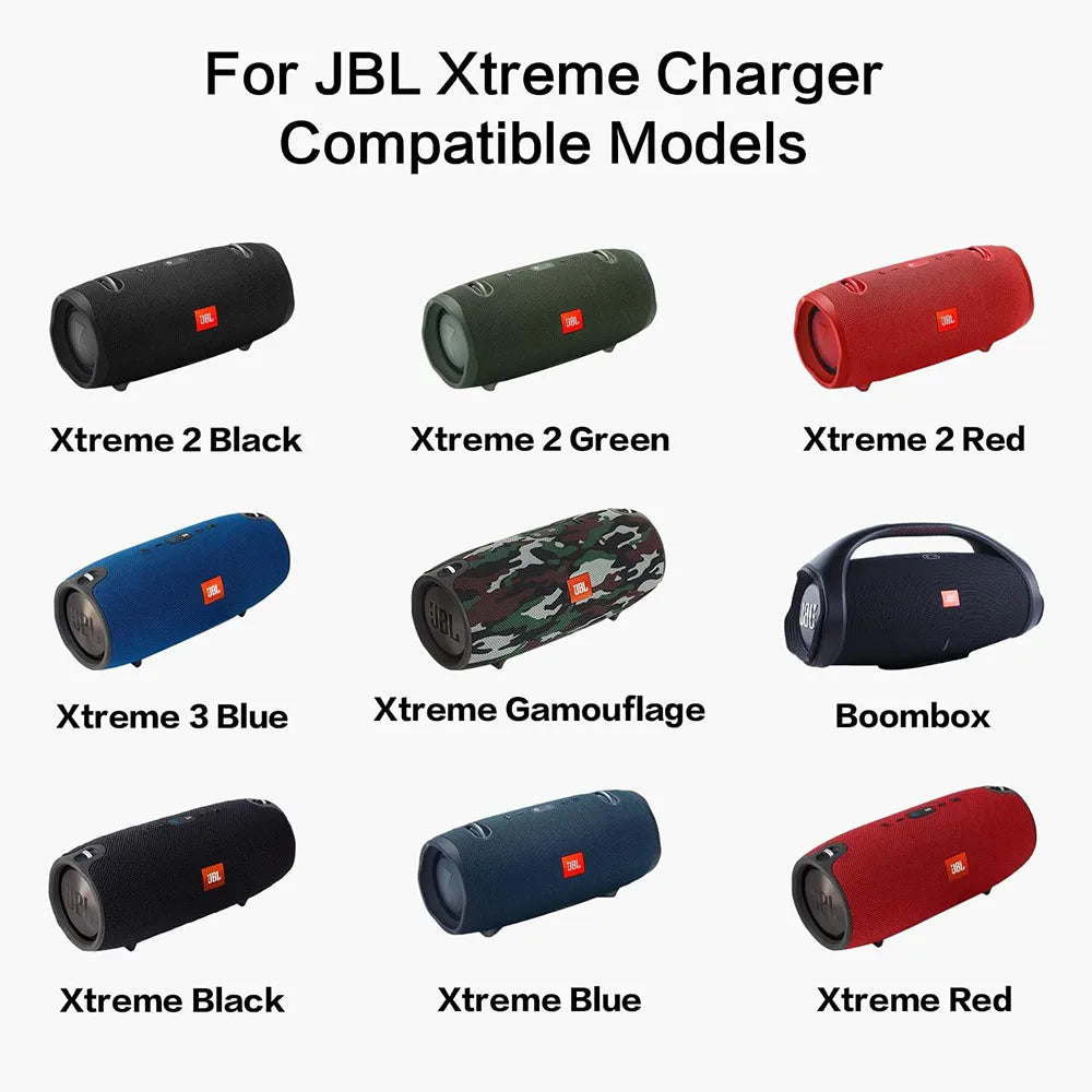 19V Charger for JBL Xtreme, Xtreme 2, Boombox 1 2 Waterproof Portable Bluetooth Speaker Replacement Power Cord