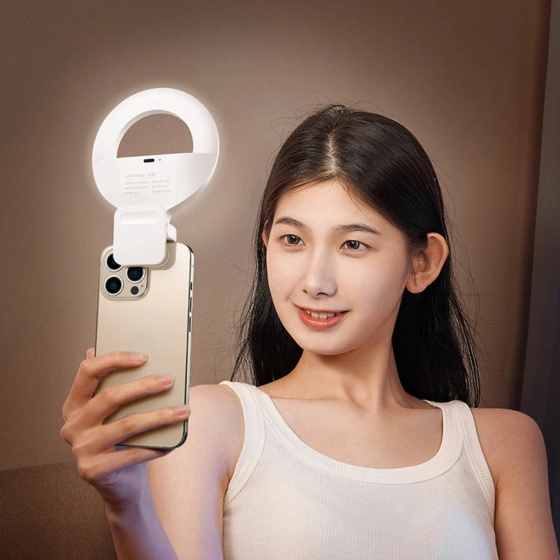 Mobile Phone Fill Light Portable Live Broadcast Handheld Led Lighting Desktop Selfie Outdoor Ring Mini Light