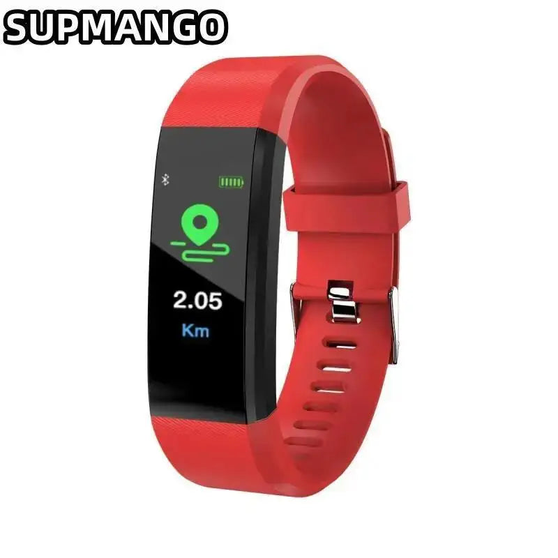 Real Pedometer Smart Watch Rate Smartwatch Fitness Tracker Blood Pressure Sport Bracelet Men Wome