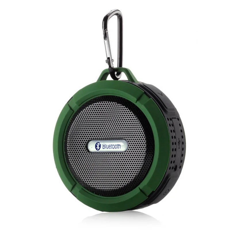 C6 Portable Wireless Bluetooth Speaker Waterproof Suction Cup Outdoor Sport Sound Box Mini Subwoofer Audio TF Mobile Loudspeaker