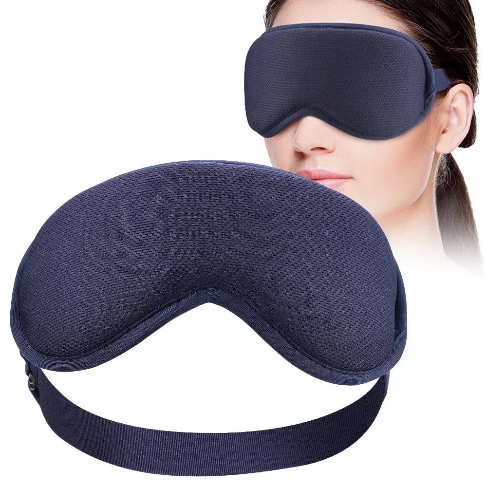3D Eye Mask 6 Level Vibration Eye Mask 3 Level Heated Electric Steam Constant Temperature Massage Sleep Shading Smart Timing