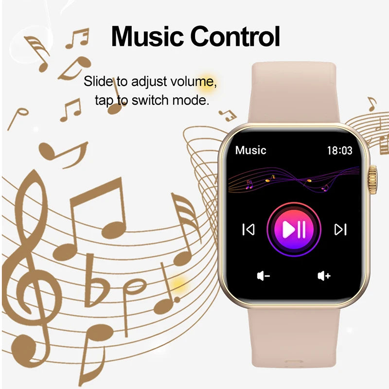 2025 New For Apple DT Watch 10 Smart Watch Men Women Waterproof Support 120 Sports ECG+PPG 1.81 inch Bluetooth Call Smart Watch