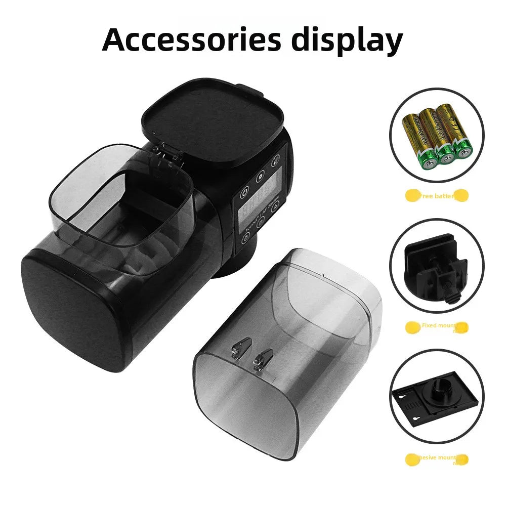 Jebao Fish Tank Aquarium Feeder Ornamental Fish Intelligent Large Capacity Timed Feeding Device