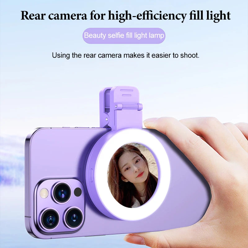 selfie fill light Mobile led light led fill light for professional photography camera light led light mobile selfie ring lights