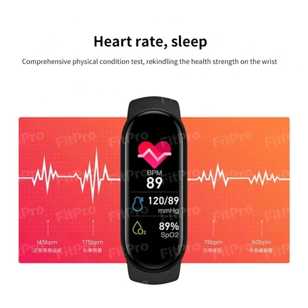 M7 Smart Watch Men Women Smartband Heart Rate Smartwatch Fitness Tracker Blood Pressure Sport Smart Bracelet for xiaomi iPhone
