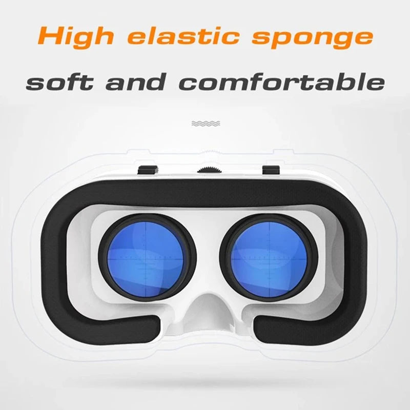 3D VR Glasses Virtual Reality Viar Goggles Headset Devices Smart Helmet Lenses For Cell Phone Mobile Smartphones Viewer 2025 New