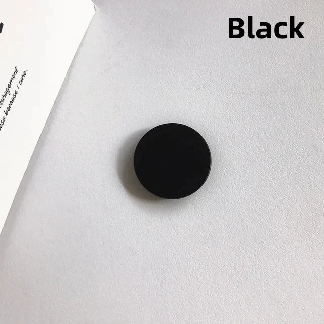 Finger Ring Holder Stand for IPhone 15 Samsung Support Telephone Mobilephones Grip Tok Folding Solid Color Pocket Socket Bracket