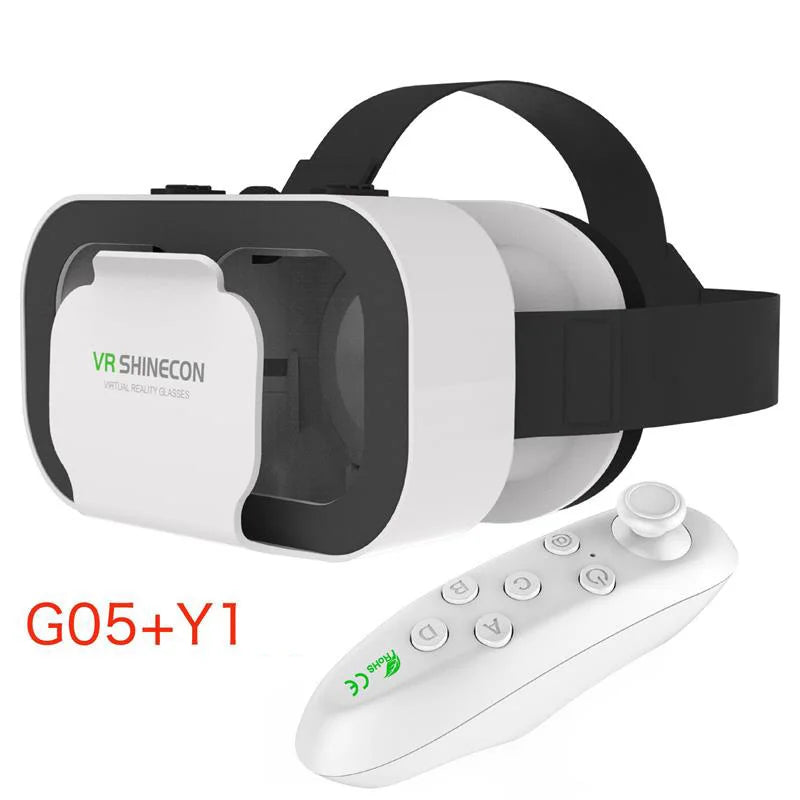 3D VR Glasses Virtual Reality Viar Goggles Headset Devices Smart Helmet Lenses For Cell Phone Mobile Smartphones Viewer 2025 New