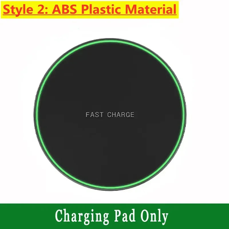 Wireless Chargers Pad Stand 30W Fast Wireless Charging Dock Station for Apple iPhone 8-16 Samsung Galaxy S22 S20 S24 Note Xiaomi