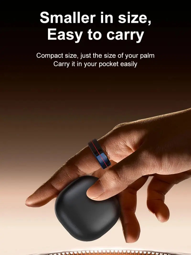 R04 Smart Ring Men Women Health Heart Rate Sleep Monitoring 5ATM Waterproof Multi-sport Modes Fitness Smart Ring For Android IOS