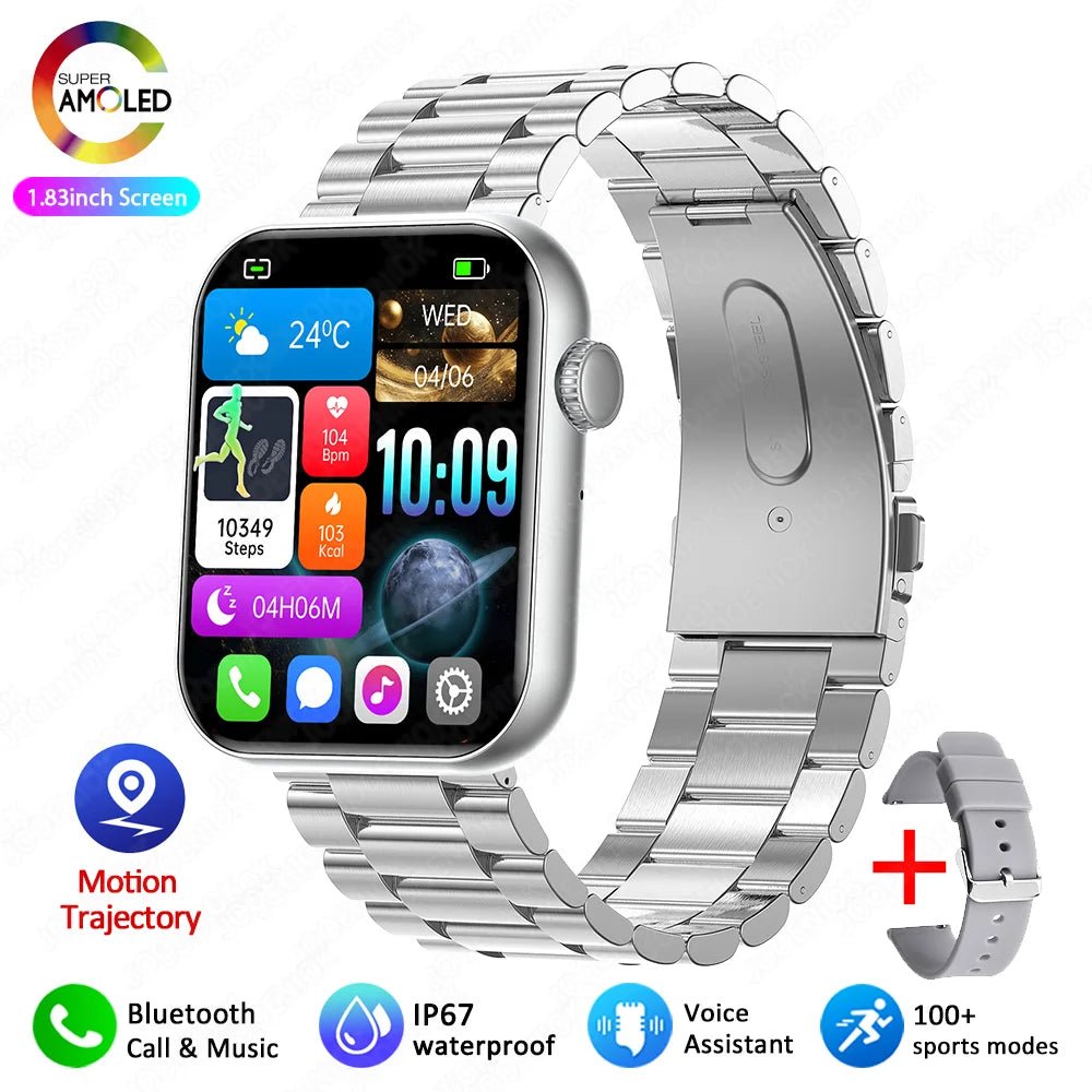 2025 New For Apple DT Watch 10 Smart Watch Men Women Waterproof Support 120 Sports ECG+PPG 1.81 inch Bluetooth Call Smart Watch