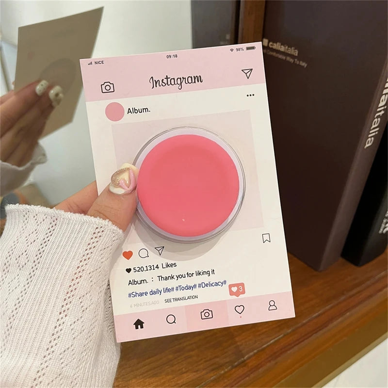 Korea Cute Silicone PopSockets Magnetic Phone Griptok Grip Tok Stand For iPhone 16 Foldable Wireless Charging MagSafe Holder