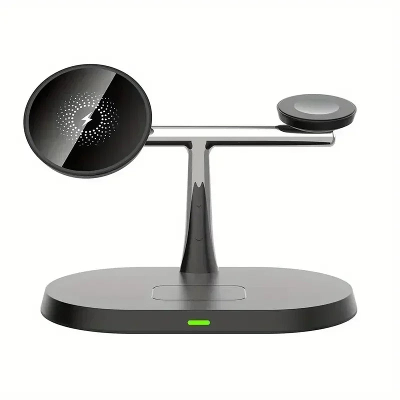 3 In 1 Magnetic Wireless Charger Stand For Magsafe iPhone 16 15 14 13 Pro Max Apple Watch 9 8 AirPods Pro Fast Charging Station