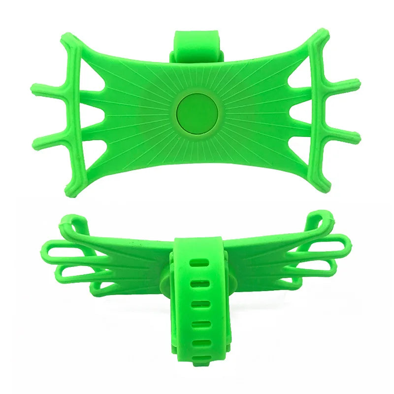 Universal Bicycle Mobile Phone Holder Rotating Silicone Bicycle Phone Holder Motorcycle Handlebar Holder For 4.0-6.0 Inch Phone