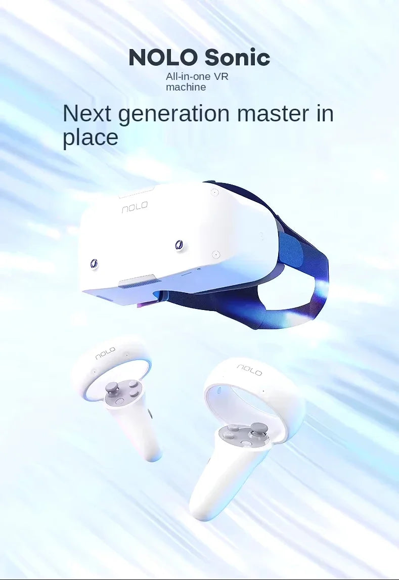 Original Nolo Sonic All-in-One Virtual Reality Glasses Premium VR Streaming Game 3D Headset True 4K HD Display 3D Surround Sound