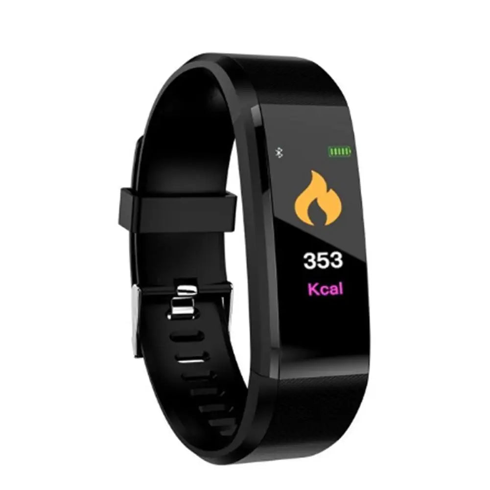 ID115 Plus Fitness Tracker Smart Band for Men Women Smart Watch Heart Rate Monitor Step Counting Calorie Burning Call Reminder