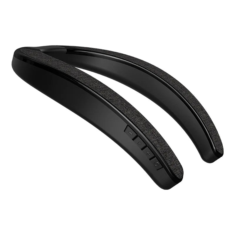 Rockmia EBS-905 Wearable Neckband Speaker Bluetooth 5.0 Hands-free Ear-Free for TV Game Play Home Outdoor Use TF Card